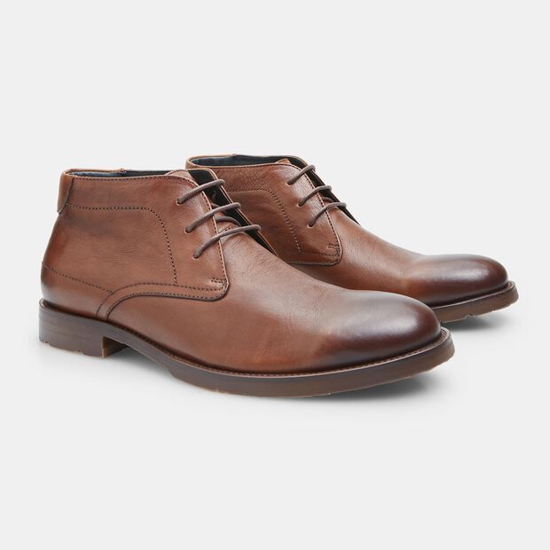 Męskie sk&oacute;rzane buty za kostkę Bata, 
