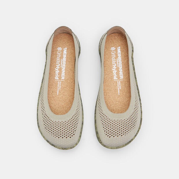Damskie baleriny barefoot Weinbrenner, 