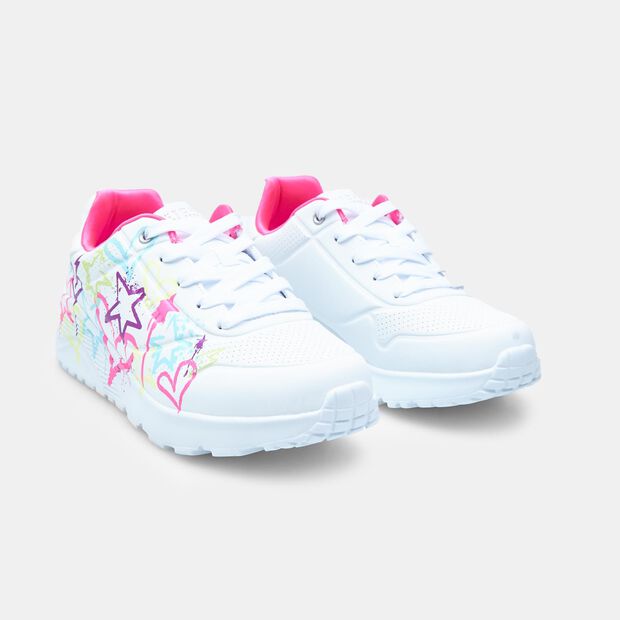 Dziecięce trampki Skechers Uno Lite My Drip, biały