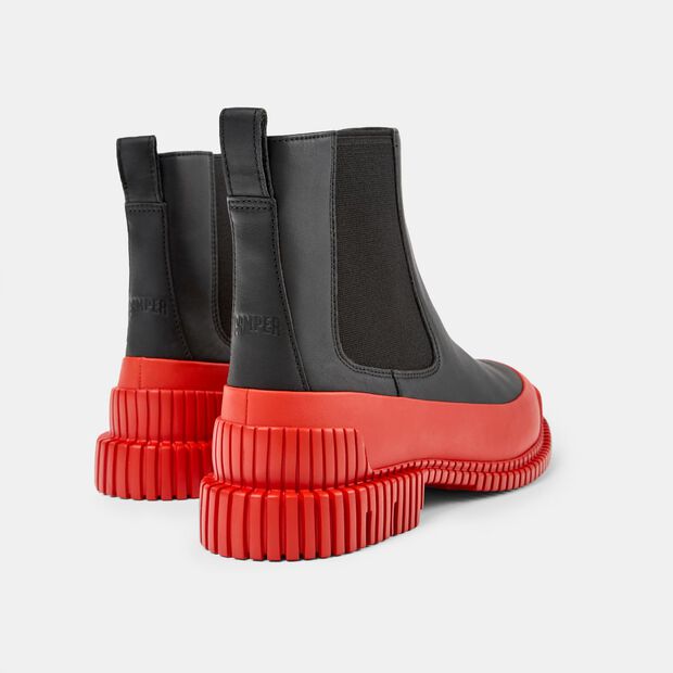 Damskie sk&oacute;rzane botki chelsea Camper Pix, multi color