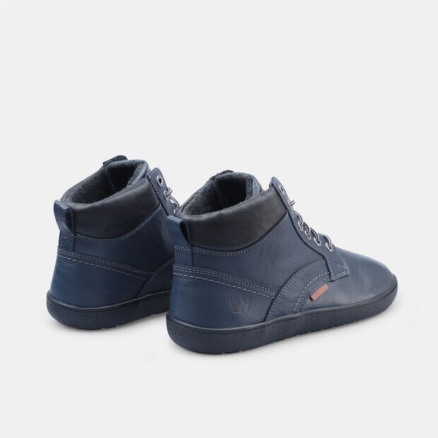 Męskie sk&oacute;rzane buty barefoot za kostkę Weinbrenner, 