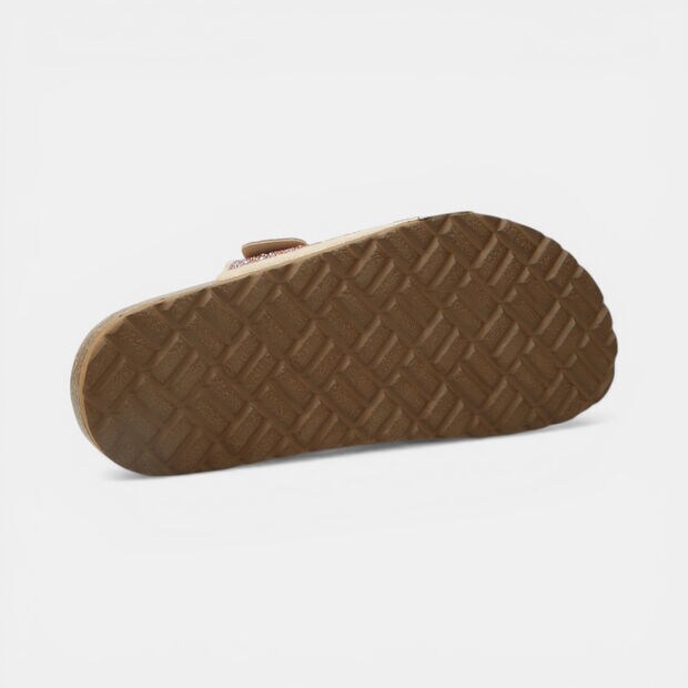 Damskie pantofle footbed Bata, beżowy