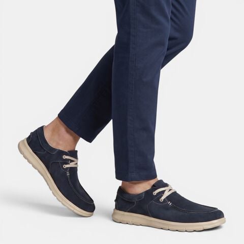 Casualowe sznurowane buty męskie Bata, niebieski