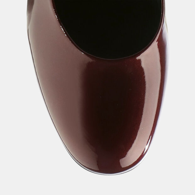 Eleganckie damskie czółenka na obcasie Högl, czerwony