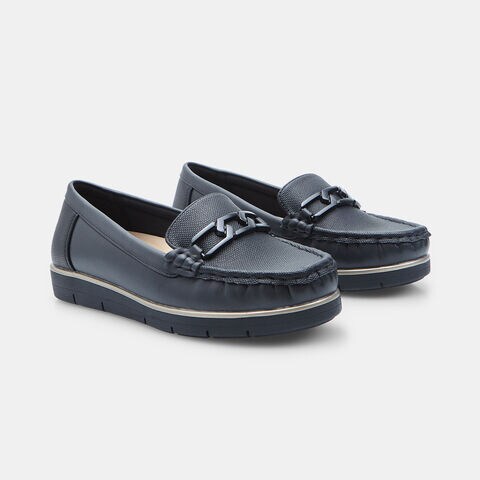 Mokasyny Comfit Damskie Urban Casual, czarny