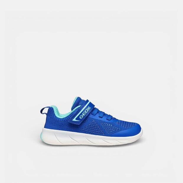 Sneaker dziecięce z paskiem Geox, niebieski