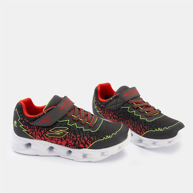 Dziecięce świecące trampki Skechers Vortex 2.0, szary