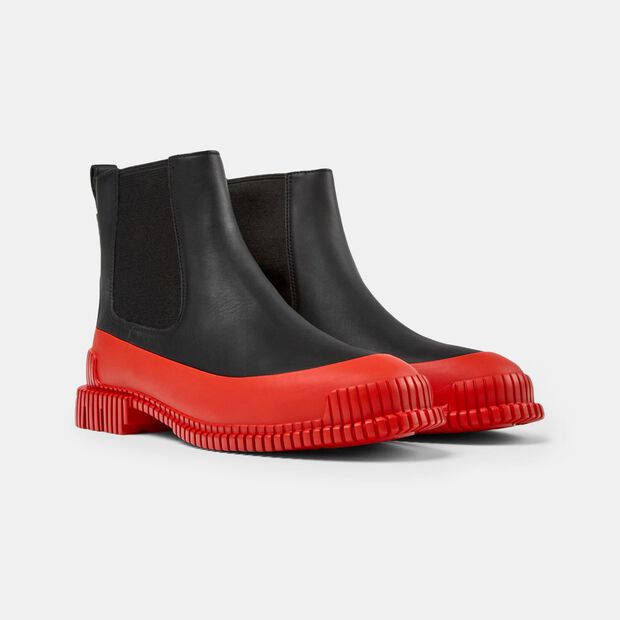 Damskie sk&oacute;rzane botki chelsea Camper Pix, multi color