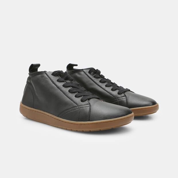 Damskie sk&oacute;rzane botki barefoot Bata, 