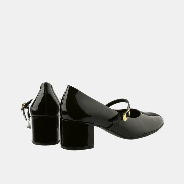 Eleganckie damskie czółenka na obcasie Högl, czarny