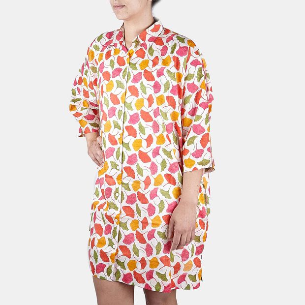 Damski bawełniany plażowy kaftan Baťa, multi color