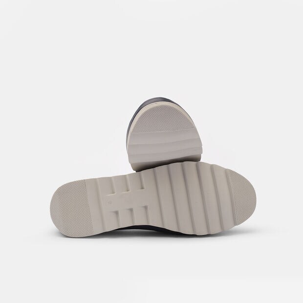 D&aacute;mska kožen&aacute; slip-on obuv, modr&aacute;