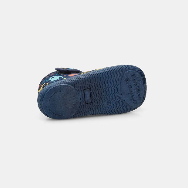Chlapčensk&eacute; barefoot prez&uacute;vky s vesm&iacute;rnym mot&iacute;vom, modr&aacute;