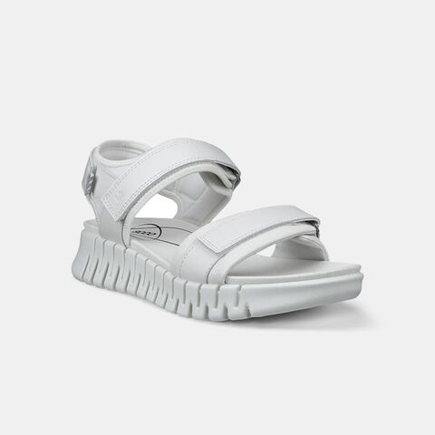 Dámske kožené sandále Ecco Gruuv Sol, biela