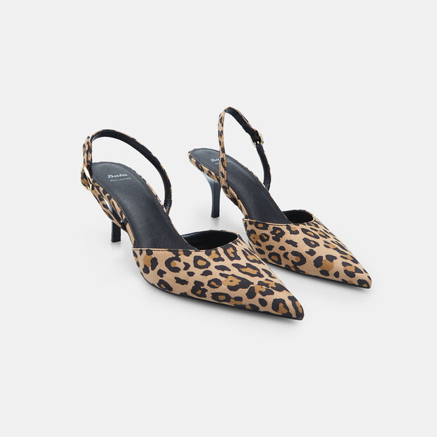 Dámske mestské podpätky BATA, hnedá