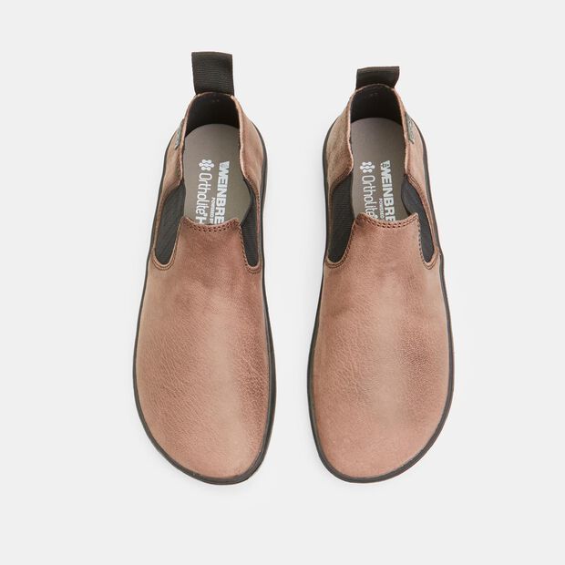 D&aacute;mske barefoot kožen&eacute; chelsea Weinbrenner, hned&aacute;