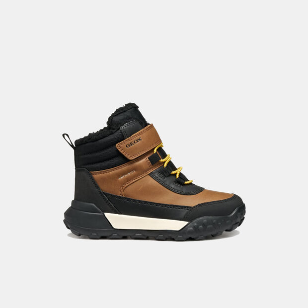 Geox Zimné topánky pre mládež, hnedá