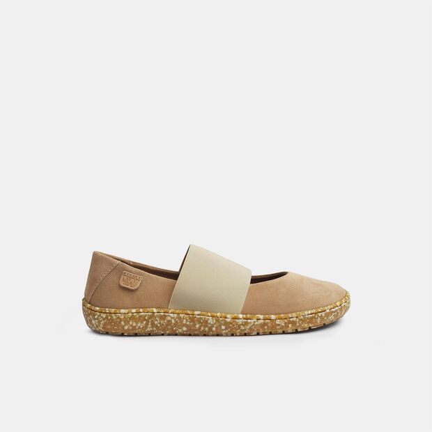 D&aacute;mske kožen&eacute; barefoot baler&iacute;ny Weinbrenner, b&eacute;žov&aacute;