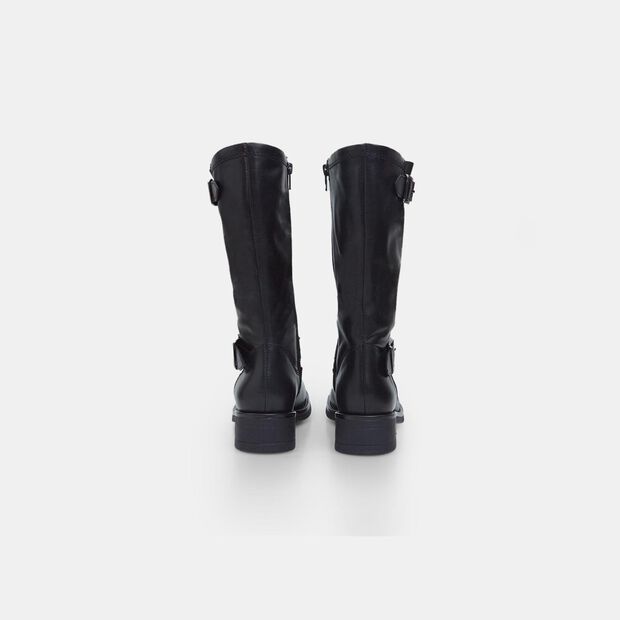 D&aacute;mske kožen&eacute; biker boots Baťa, čierna