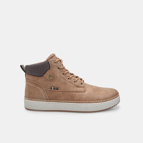 Pánska šnurovacia členková čižma Bata, piesková