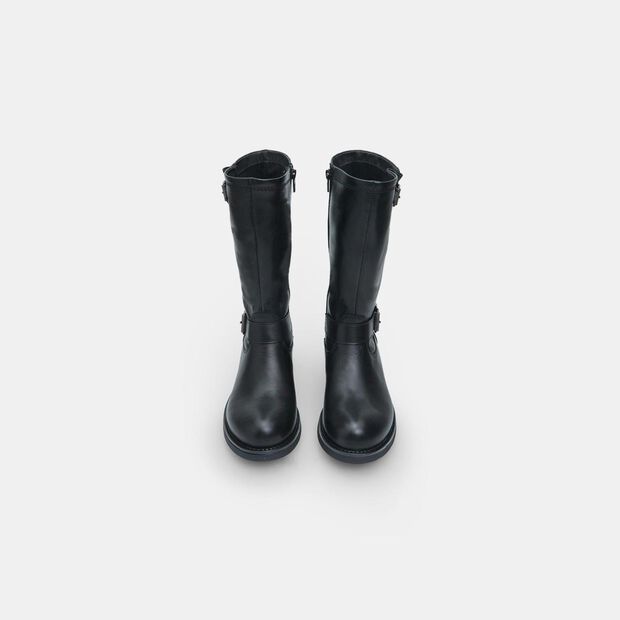 D&aacute;mske kožen&eacute; biker boots Baťa, čierna