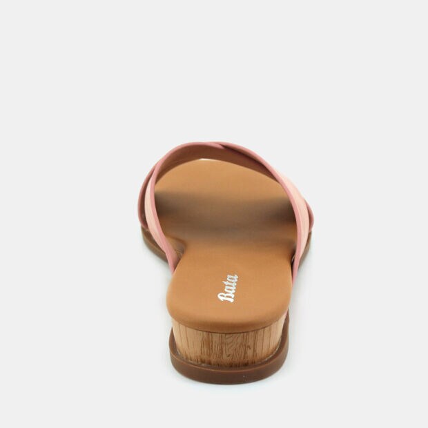 BATA Hym Women White/Pink Sandals 5611804/5615804 Kasut Sandal Perempuan