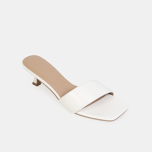 Sandalias Casuales Mujer Bata, Blanco