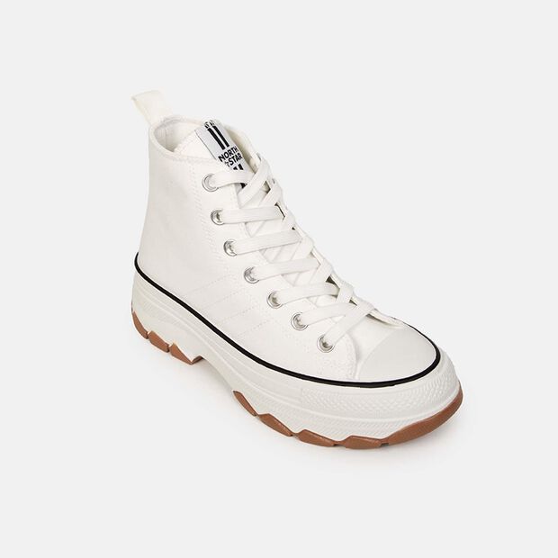 Zapatillas Urbanas Mujer North Star, Blanco