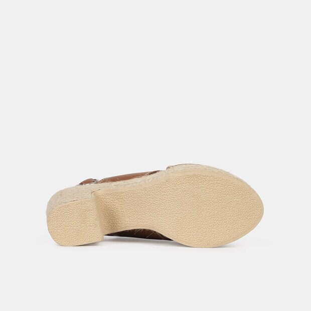 Sandalias Casuales Mujer Bata Sarada, Caramelo