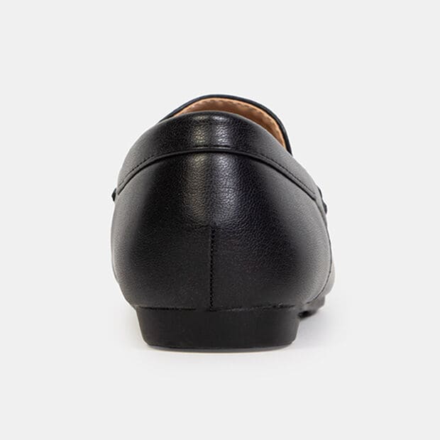 Mocasines Casuales Mujer Bata, Negro