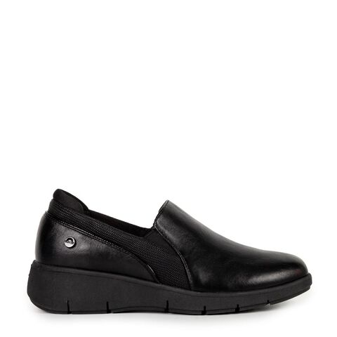 Mocasines Mujer Bata Comfit Fiona, Negro