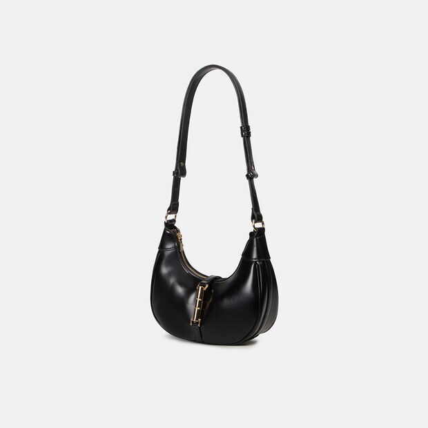 Cartera Shoulder Mujer Bata Piera, Negro