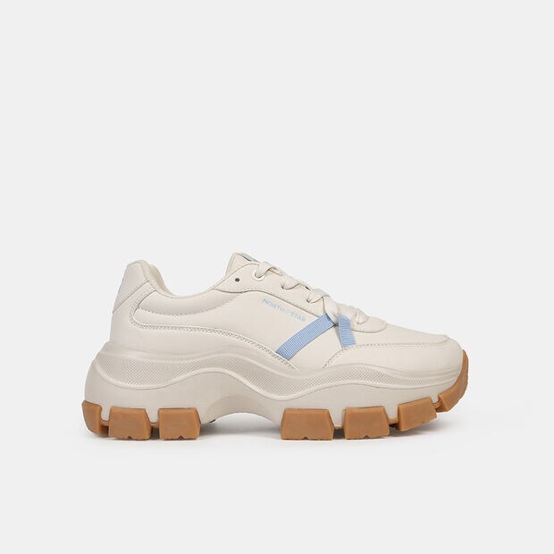 Zapatillas Urbanas Mujer North Star, Beige