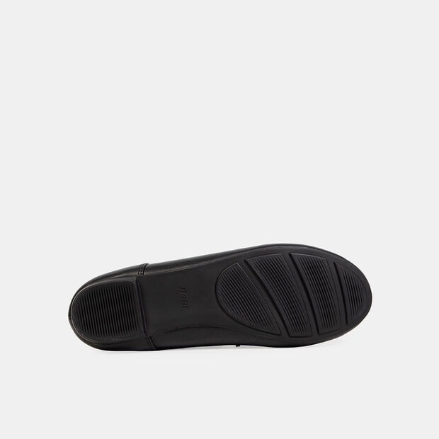 Mocasines Casuales Mujer Bata, Negro