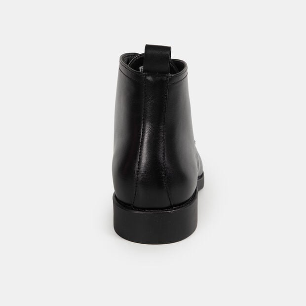 Botines Casuales Hombre Bata, Negro
