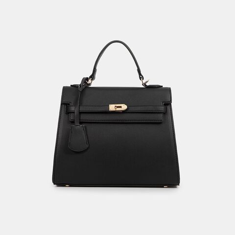 Cartera Crossbody Bata Mujer, Negro