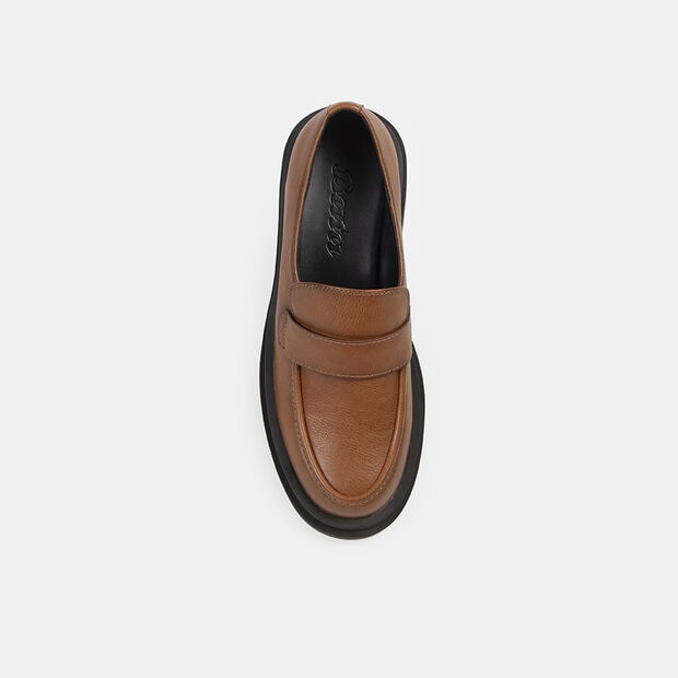 Mocasines Casuales Mujer Bata, Marr&oacute;n