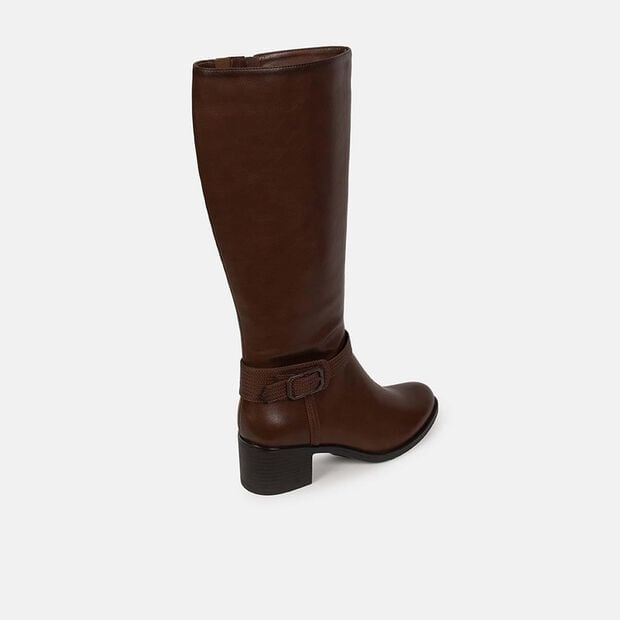 Botas Casuales Mujer Bata, Marr&oacute;n