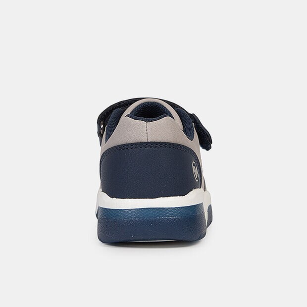 Zapatillas Con Luces Ni&ntilde;o Bubblegummers, Gris