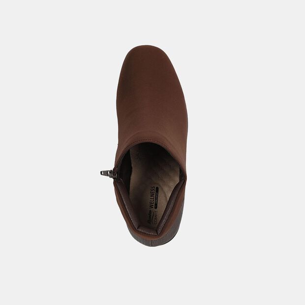 Botines Casuales Mujer Bata Comfit , Marr&oacute;n