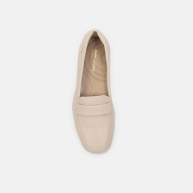 Mocasines Casuales Mujer Bata Comfit, Blanco