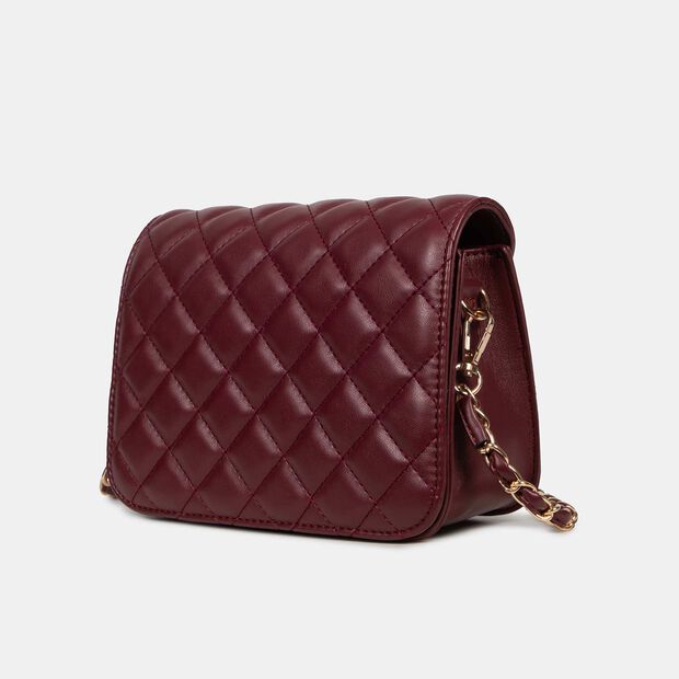 Mini Cartera Mujer Bata , Burgundy