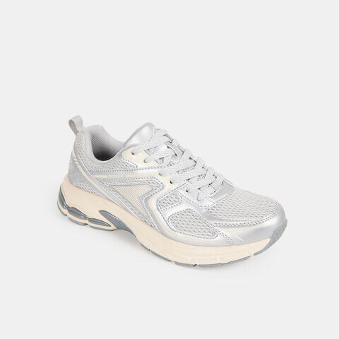 Zapatillas Deportivas Walking Mujer Power Onda Vega, Gris Claro