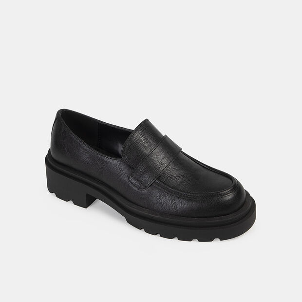 Mocasines Casuales Mujer Bata, Negro