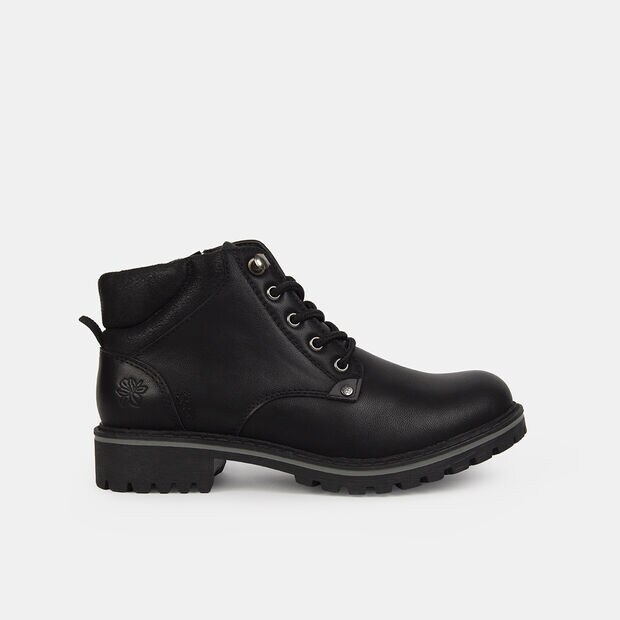 Botines Casuales para Mujer Bata, Negro