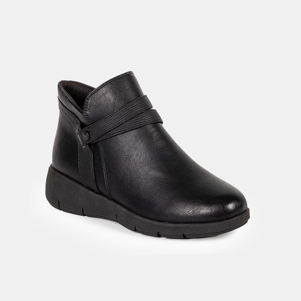 Botines Casuales Mujer Bata Comfit , Negro