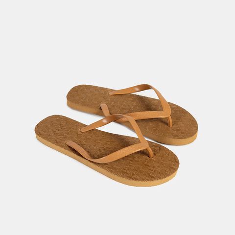 Sandalias Playeras Mujer Bata, Beige