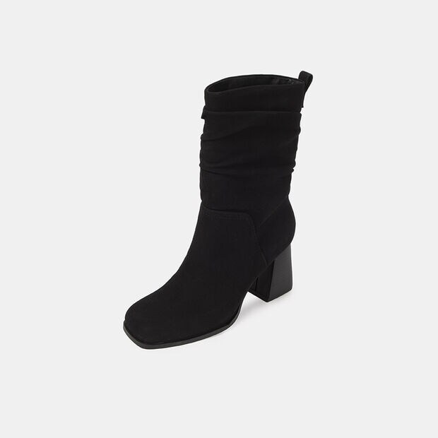 Botines Casuales para Mujer Bata, Negro