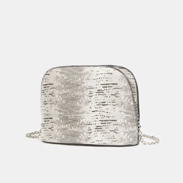 Cartera Casual Mujer Bata Morgana, Plateado