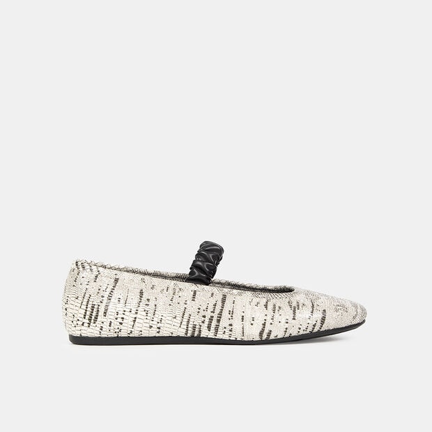 Ballerinas Casuales Mujer Bata, Blanco